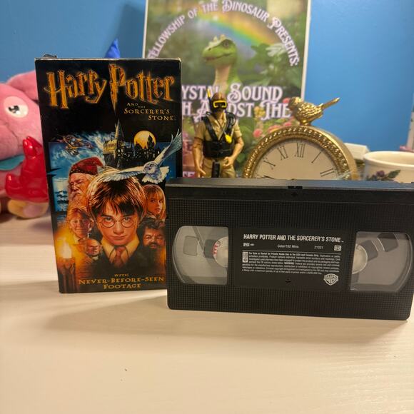 Harry Potter Sorcerer’s Stone VHS 2002 • Rare Sleeve • Tested & Working - Picture 3 of 3